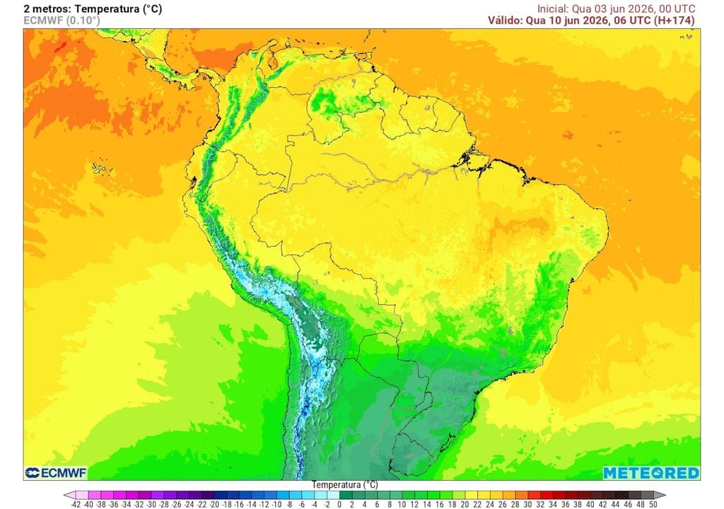 Previsão de temperaturas mínimas na quarta-feira da semana que vem. Previsão de temperaturas mínimas na quarta-feira mostra o avanço do ar polar e o resfriamento intenso em diversos estados brasileiros do Sul, Sudeste e Centro-Oeste semana que vem.
