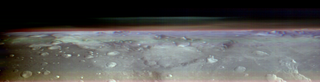Las impresionantes vistas del horizonte de Marte captadas por la sonda espacial Mars Odyssey