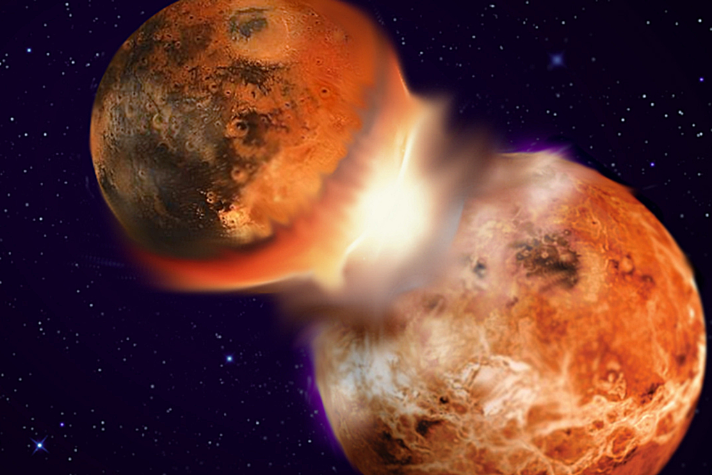 Un nuevo estudio de rocas lunares responde a preguntas sobre cómo se formó la Luna y las propiedades del objeto que colisionó con la Tierra en aquel momento. Crédito: Science Un nuevo estudio de rocas lunares responde a preguntas sobre cómo se formó la Luna y las propiedades del objeto que colisionó con la Tierra en aquel momento. Crédito: Science