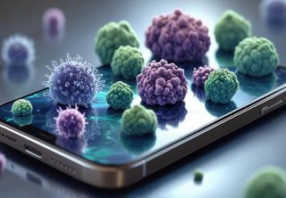 Você sabia que seu celular pode estar cheio de germes? Veja como limpar sem danificá-lo