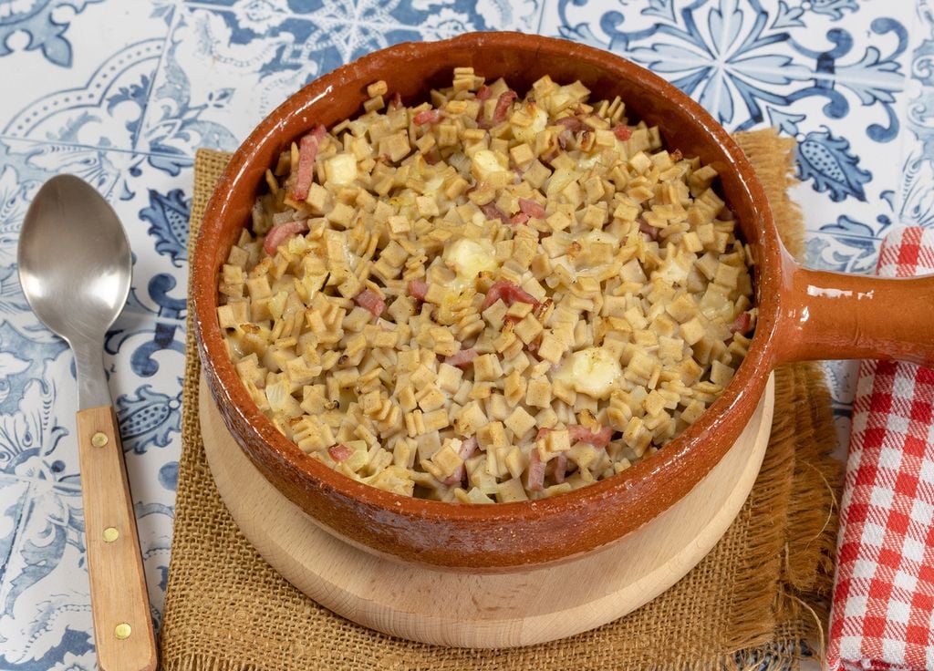 La Croziflette ou gratin de crozets.