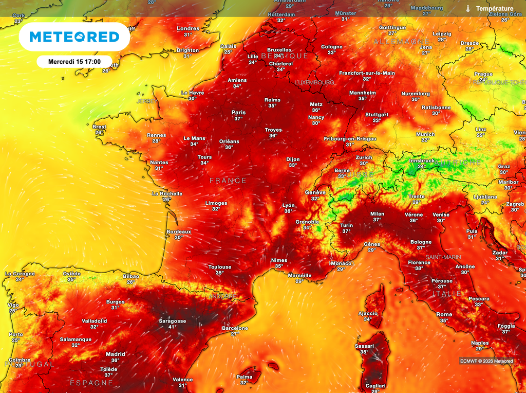 Canicule encore bien installée au moins jusqu'en milieu de semaine sur le pays. Canicule encore bien installée au moins jusqu'en milieu de semaine sur le pays.
