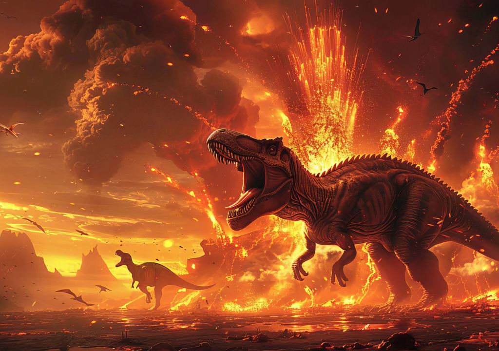 Volcanic eruptions not responsible for dinosaur demise