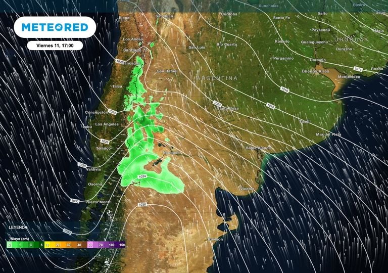 Volver&aacute; a ingresar aire ant&aacute;rtico a la Patagonia durante la segunda mitad de la semana