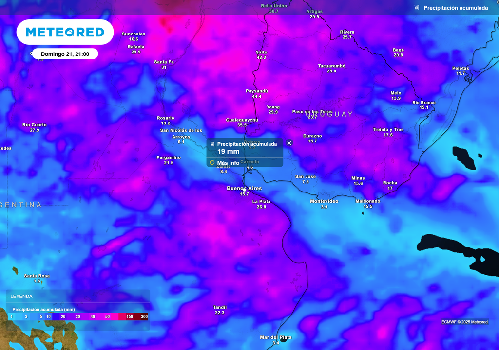 Precipitación acumulada__Domingo 21 21 Precipitación acumulada__Domingo 21 21