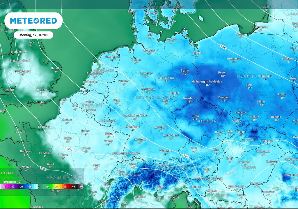 Nacht, Temperaturen, Frost, Montag Nacht, Temperaturen, Frost, Montag