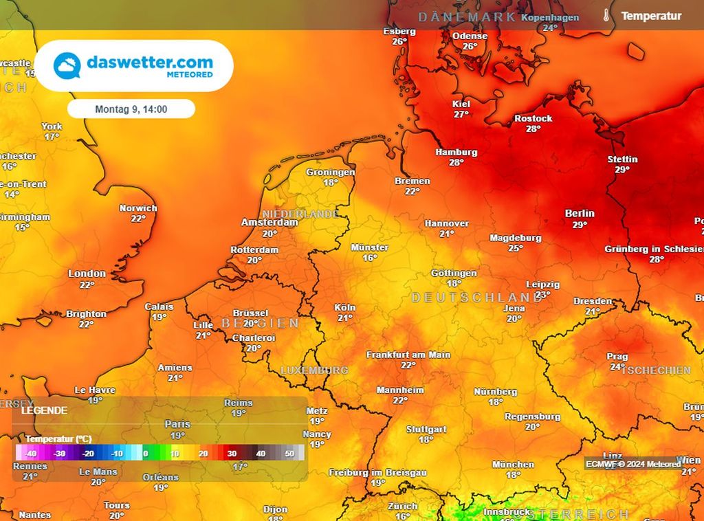 30 grad, montag, wetter, deutschland 30 grad, montag, wetter, deutschland