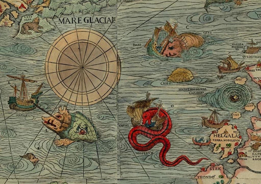 Lettre de l'évêque suédois Olaus Magnus sur la marina, 1539. Image : Domaine public