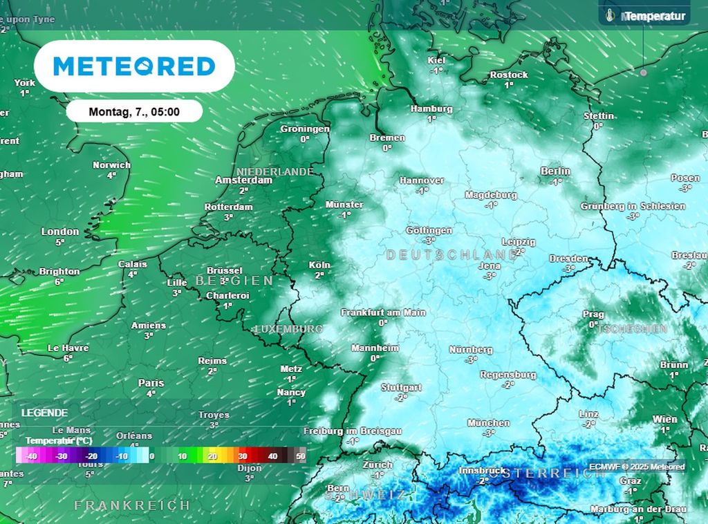frost, montagmorgen, deutschland