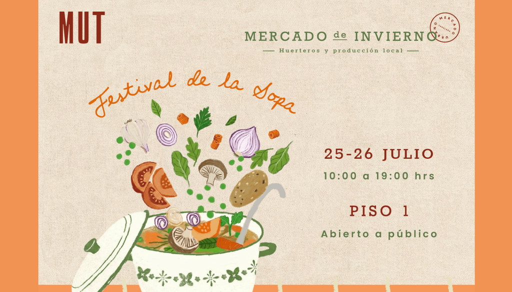 Festival de la Sopa en el MUT. El Mercado Urbano Tobalaba invita a degustar diferentes tipos de sopa este fin de semana. Crédito: MUT.