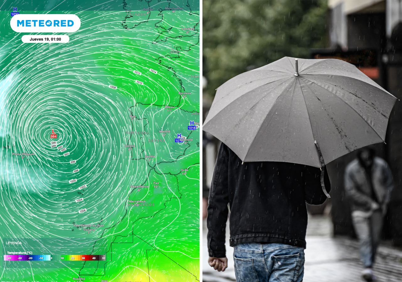 Nuevas borrascas aparecerán al oeste y este de la Península Ibérica a mediados de la próxima semana. Poco después, podría volver la lluvia a gran parte de España.