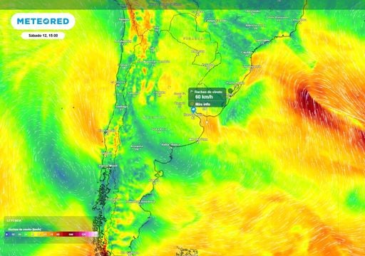 Vuelve el fr&iacute;o en pocos d&iacute;as: alerta por viento de 100 km/h, nieve en la cordillera y riesgo de sudestada
