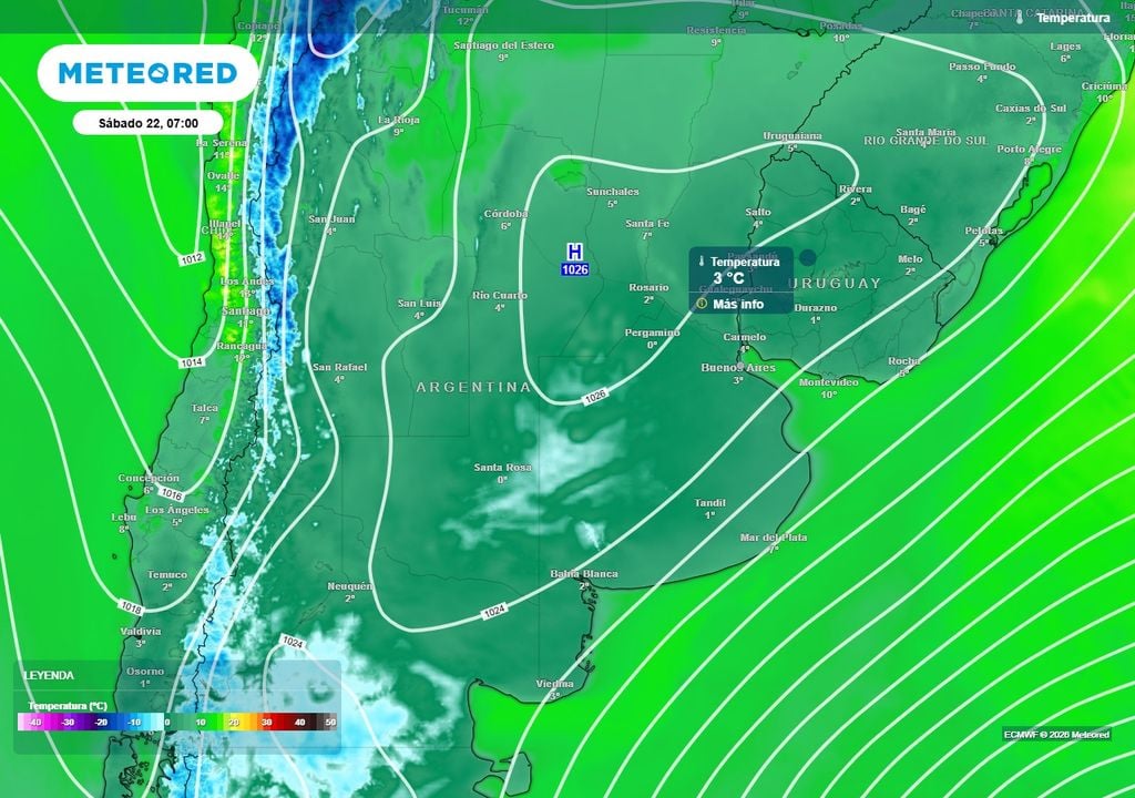 Buenos Aires AMBA frío polar nieblas pronóstico tiempo clima Fin de semana con amaneceres muy fríos en el AMBA.