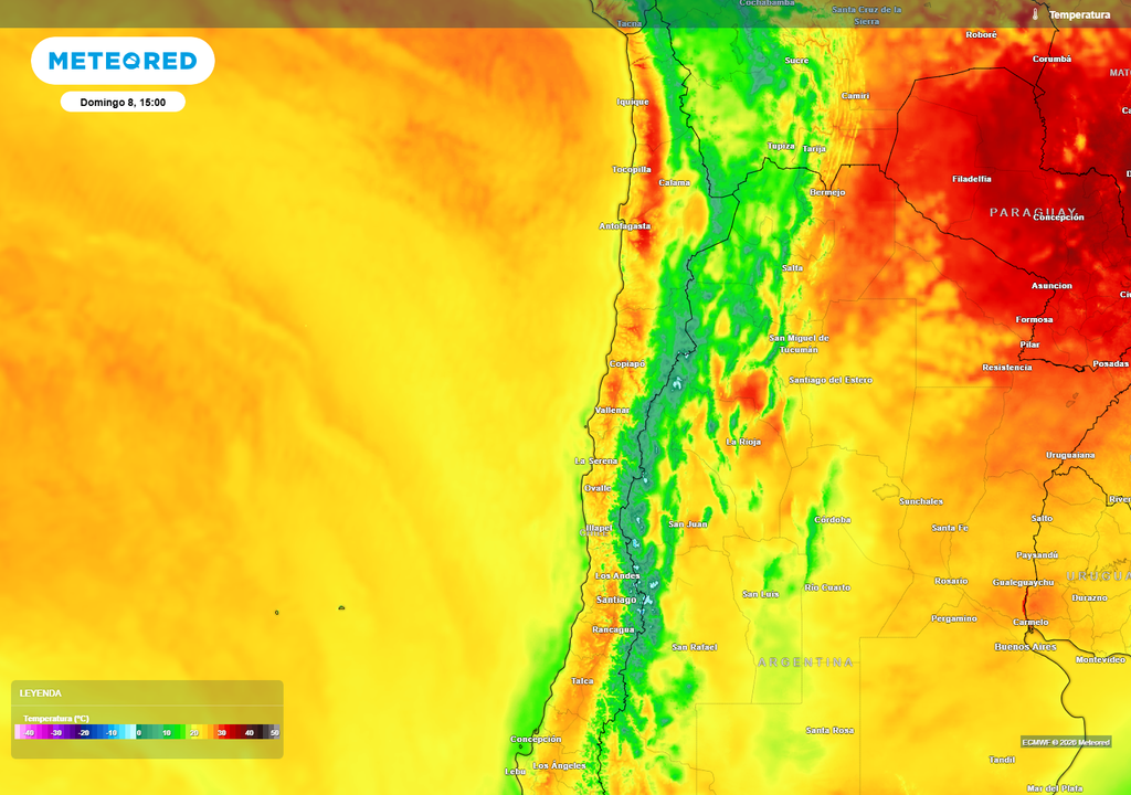 Las temperaturas veraniegas se mantienen presentes en el norte de Chile durante el próximo fin de semana.