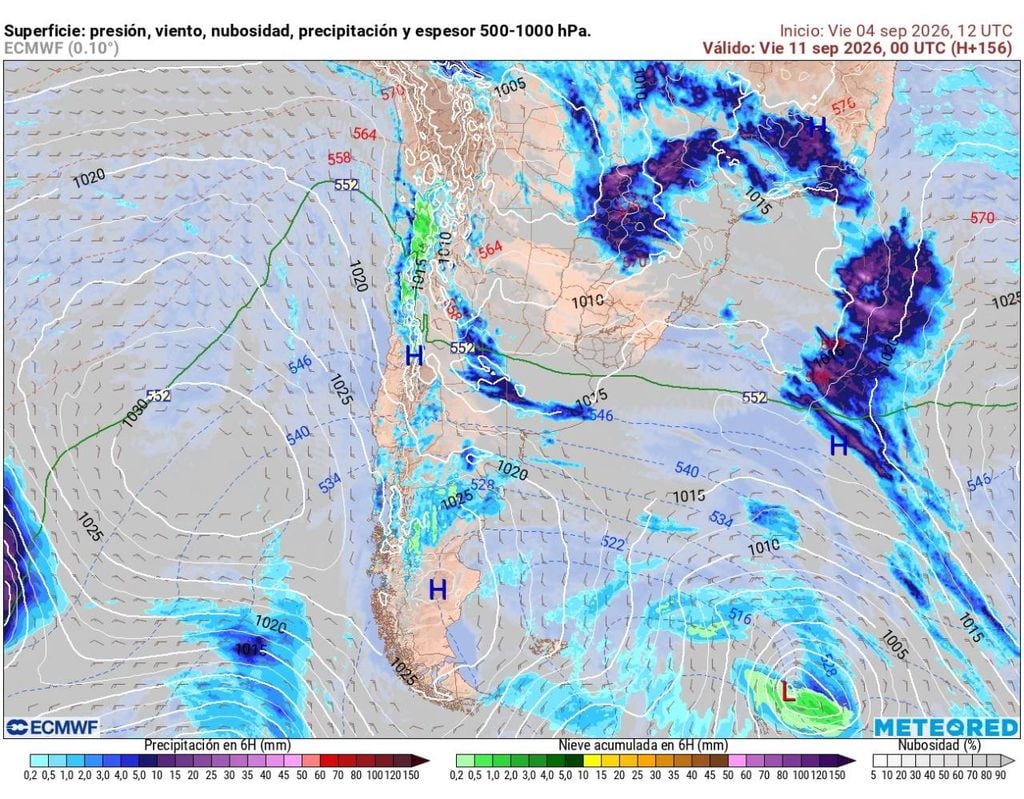 Precipitaciones Vaguada en altura marcará un importante cambio de tiempo en Santiago: precipitaciones también afectarían sectores al norte de la RM.