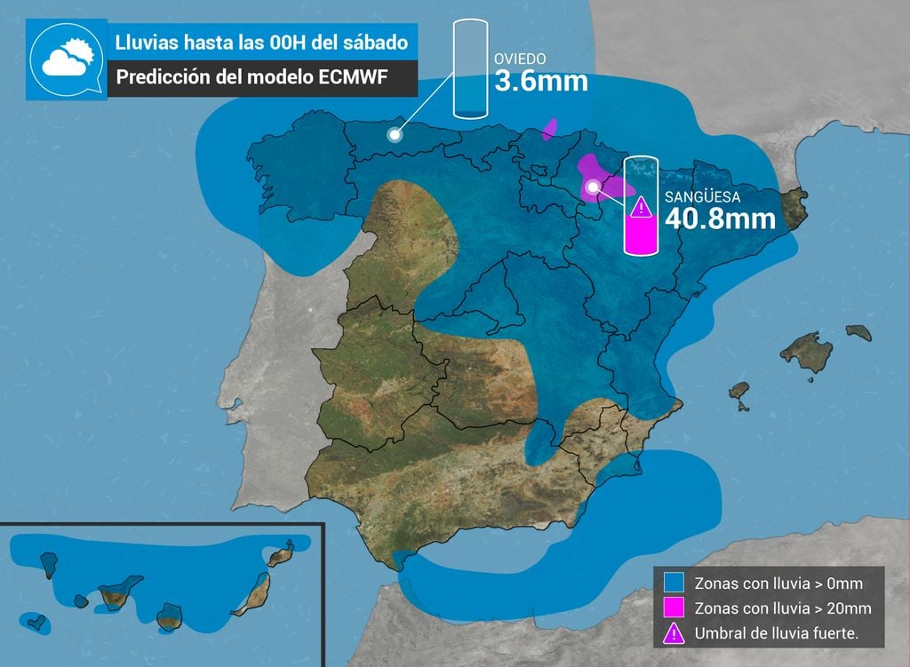 Lluvias mañana