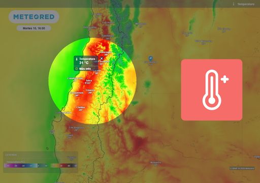 &iexcl;Vuelven los 30 &deg;C! Dorsal elevar&aacute; las temperaturas esta semana en Santiago y la zona central de Chile