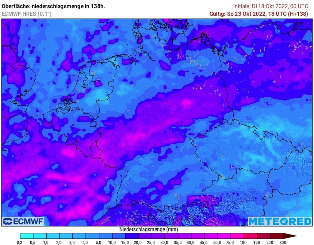 regensummen, prognose, deutschland