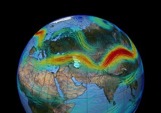 O aquecimento do clima provocará ventos mais rápidos nas correntes de jato