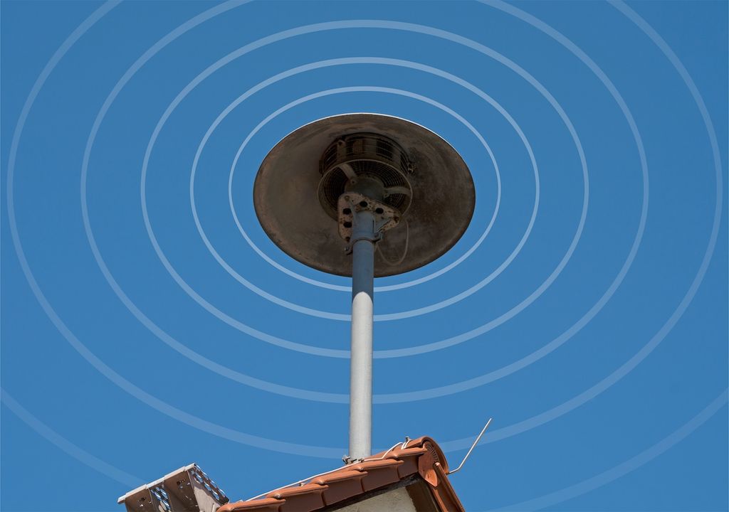 Die Sirenen sind landesweit zeitlich zu hören