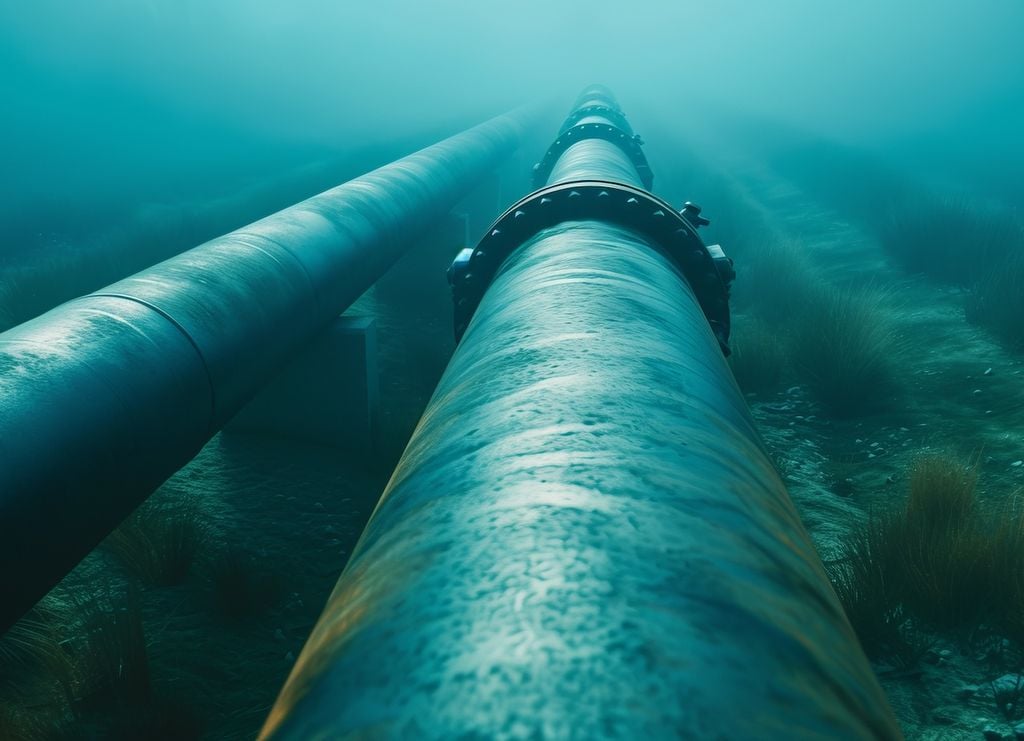 Unterwasser-Pipeline