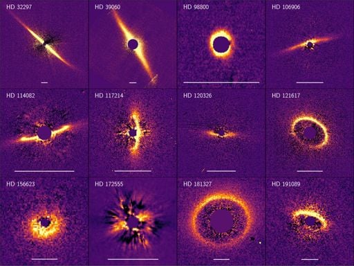 Was Trümmerscheiben über Planeten verraten – große Sammlung junger Sterne veröffentlicht