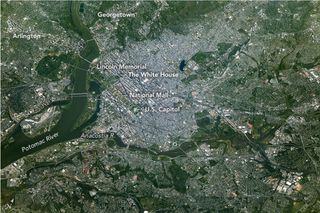 Washington en el río Potomac