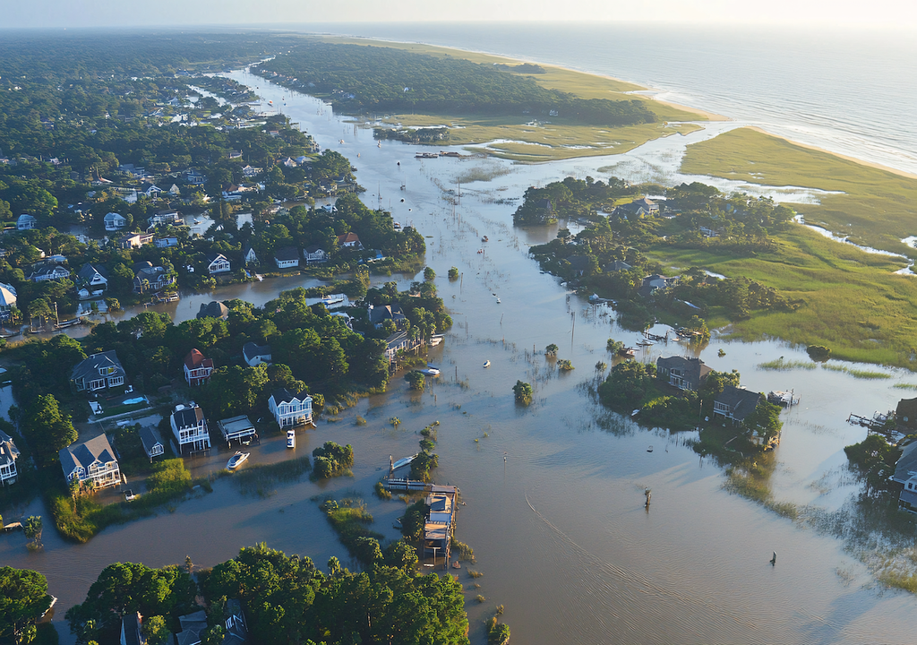 Steigender Meeresspiegel, Küsten, Lebensgrundlage, Bauern Steigender Meeresspiegel, Küsten, Lebensgrundlage, Bauern