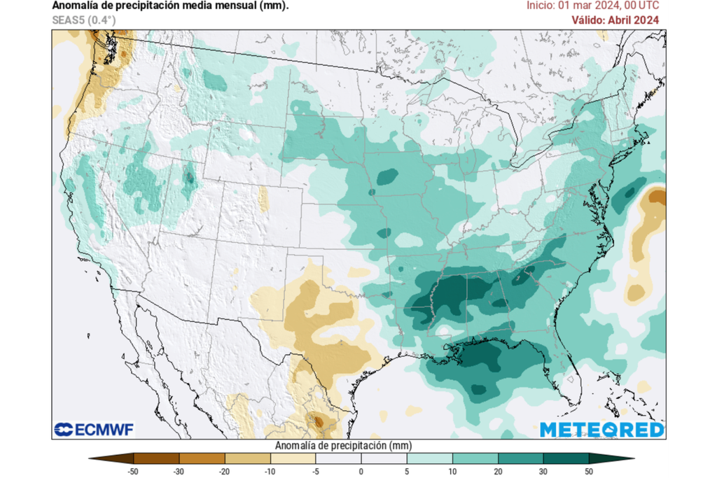 Weather in the US this April: Meteored Predicts the Heat and ...