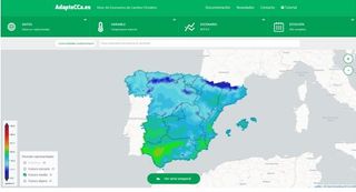 Web para informar de los impactos del cambio climático