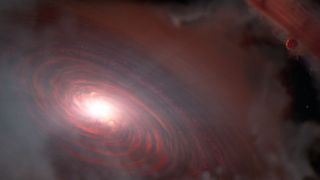 Webb detecta vapor de agua en la zona de formación de planetas rocosos