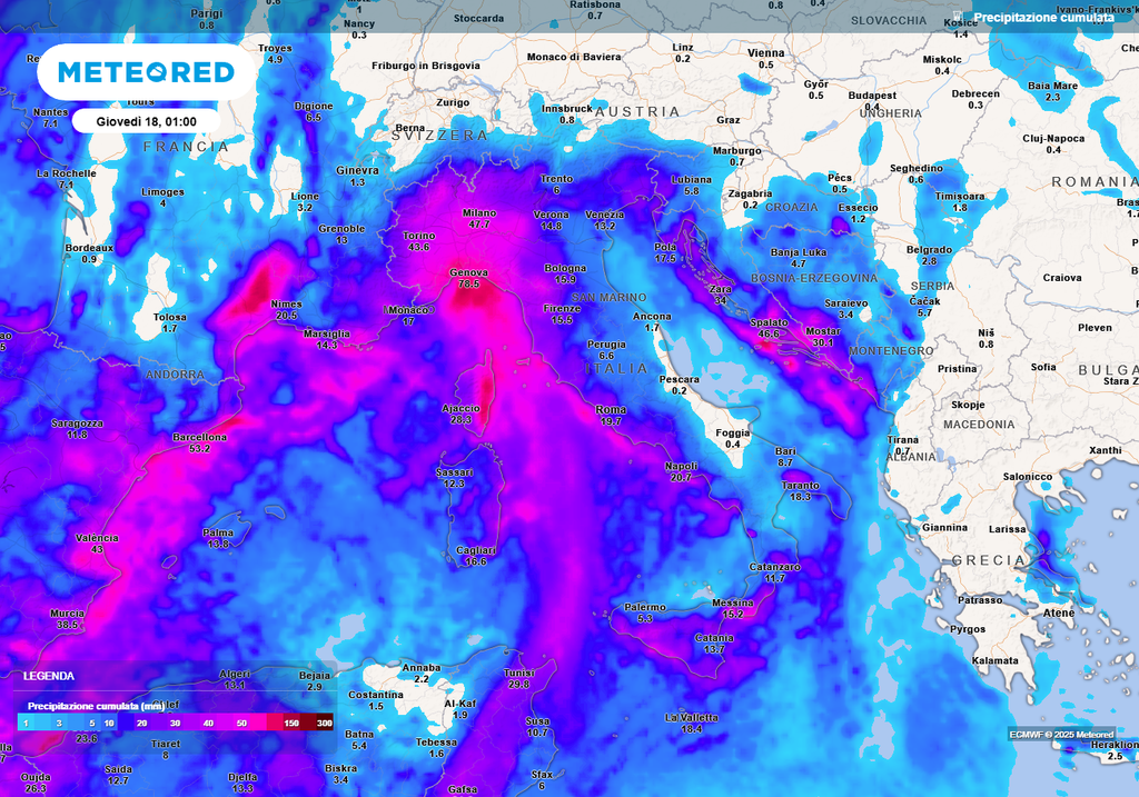 Importanti piogge in arrivo dal 16 dicembre Importanti piogge in arrivo dal 16 dicembre