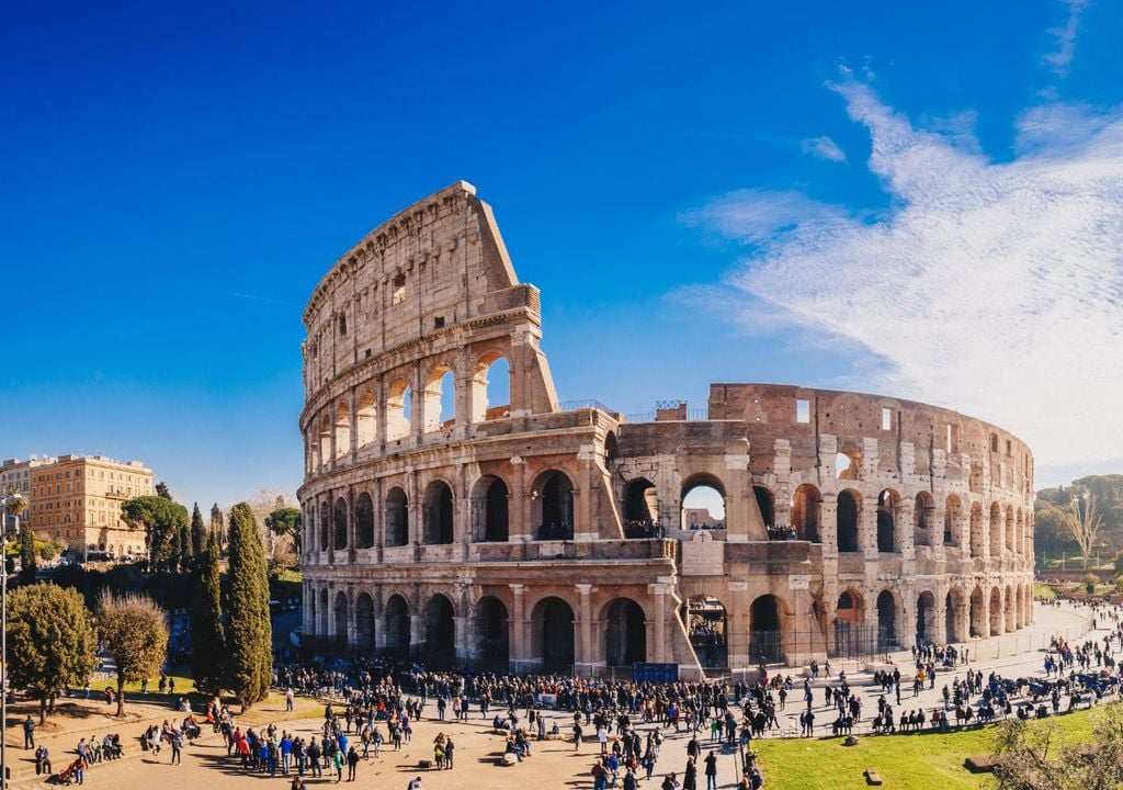 Il Colosseo, il monumento più rappresentativo di Roma e il più grande anfiteatro dell'età imperiale