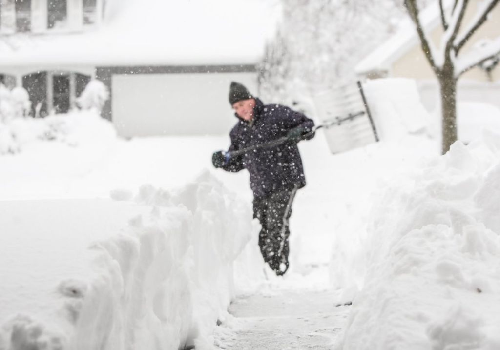 Lake-effect snow piled highs in many locations last week.