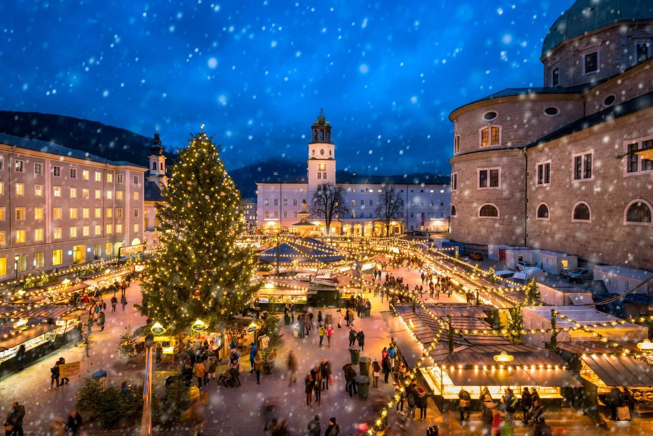 Der Christkindlmarkt in Salzburg zählt zu den ältesten und schönsten in Österreich. Foto: Adobe Stock
