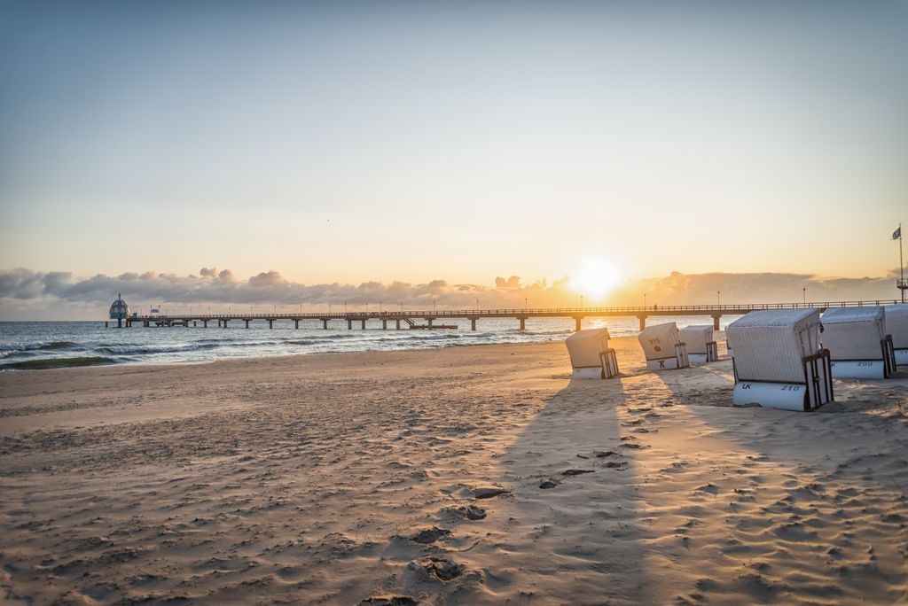 Platz 2 geht nach Usedom: Auch der Strand von Zinnowitz begeistert. Foto: Adobe Stock