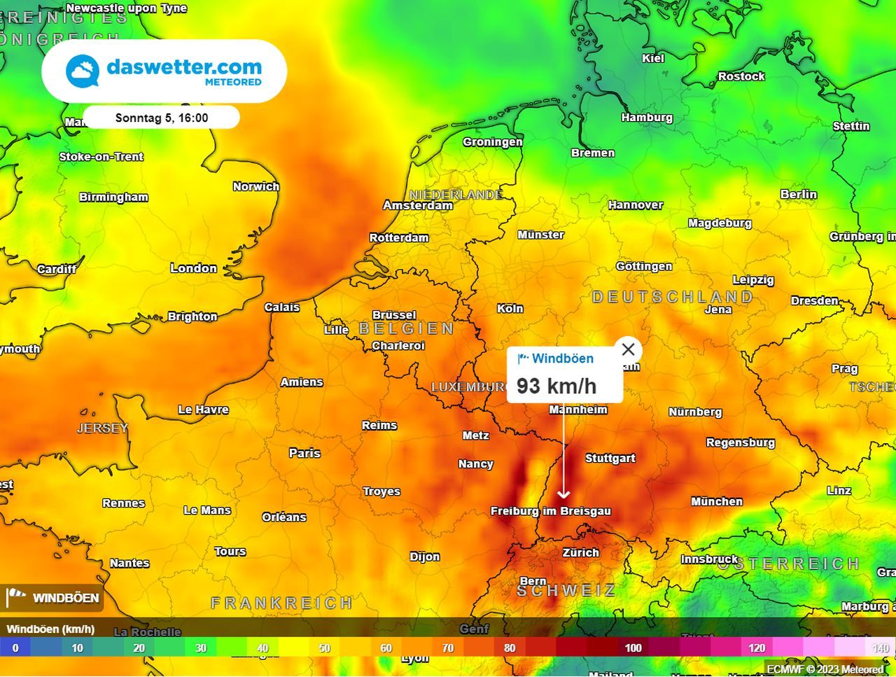 Neuer Sturm Dauert die Westwetterlage bis Weihnachten an? Sturmböen