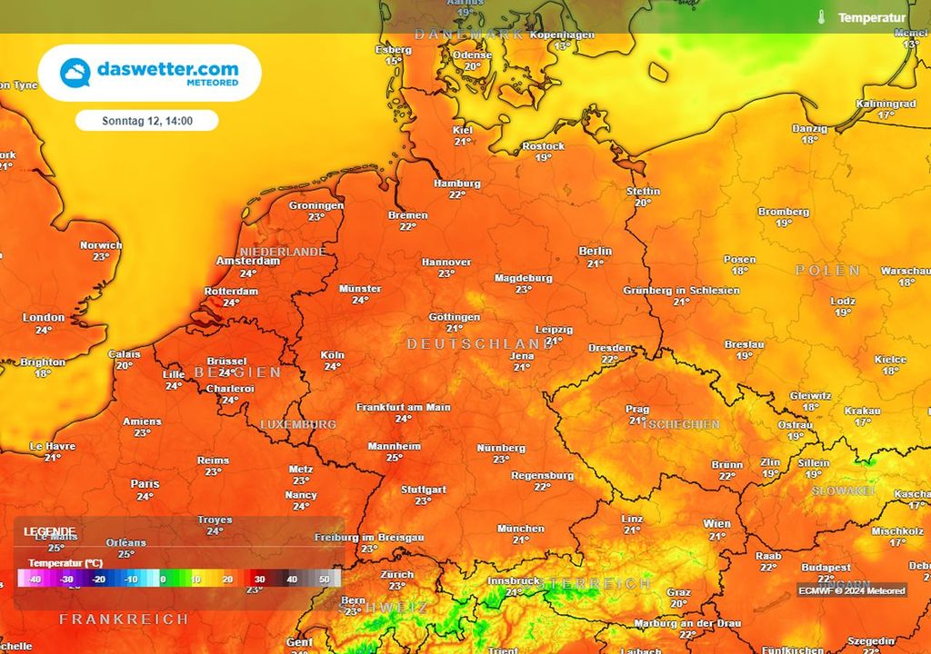warm, muttertag, deutschland, wetter