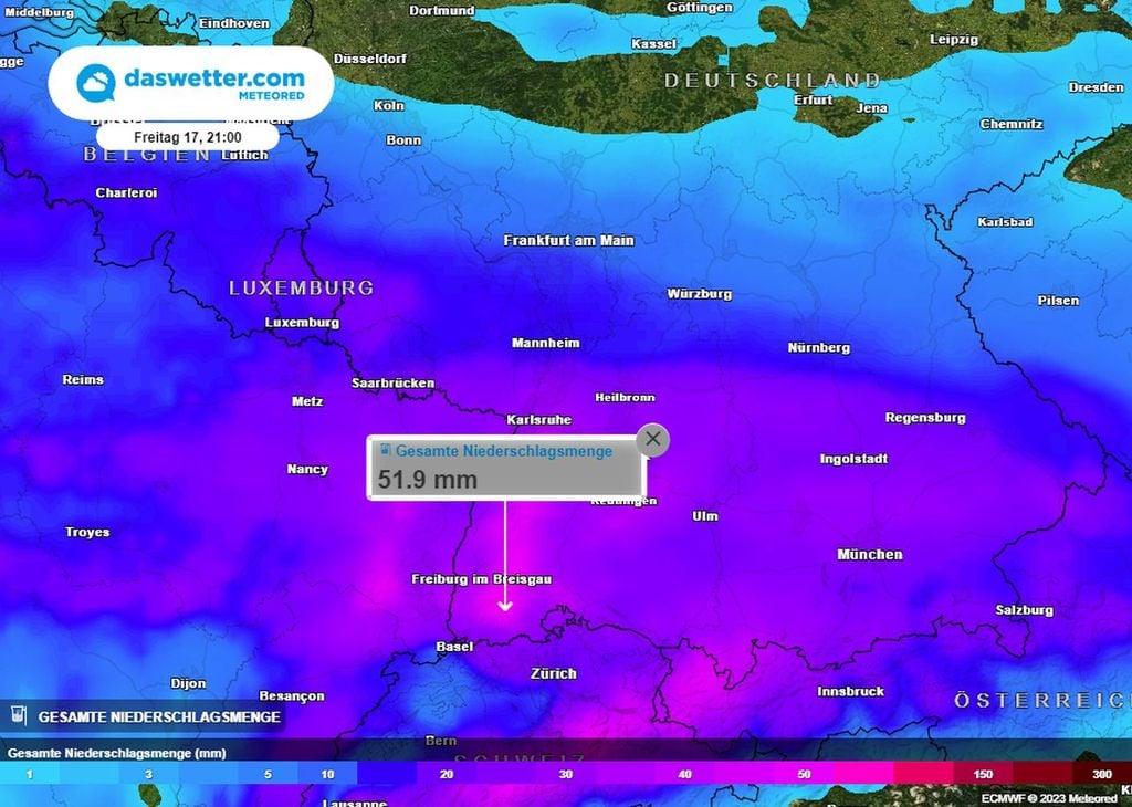 regen, ecmwf, hochwasser