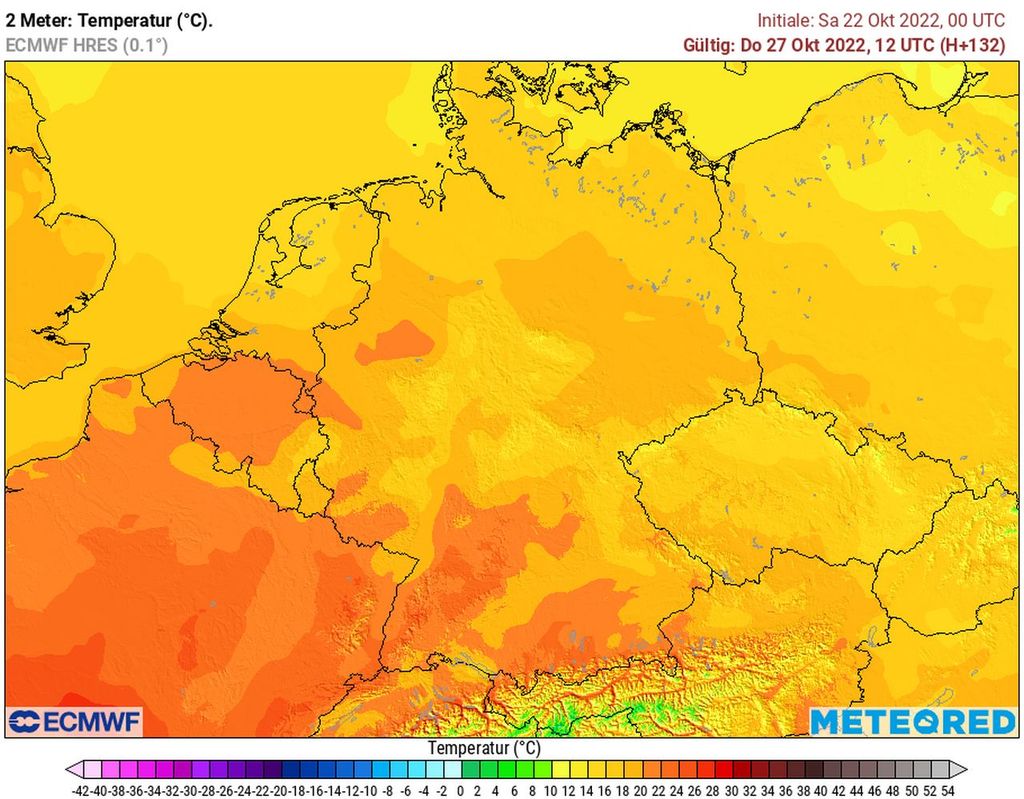 Sommerwetter, sonne, oktober