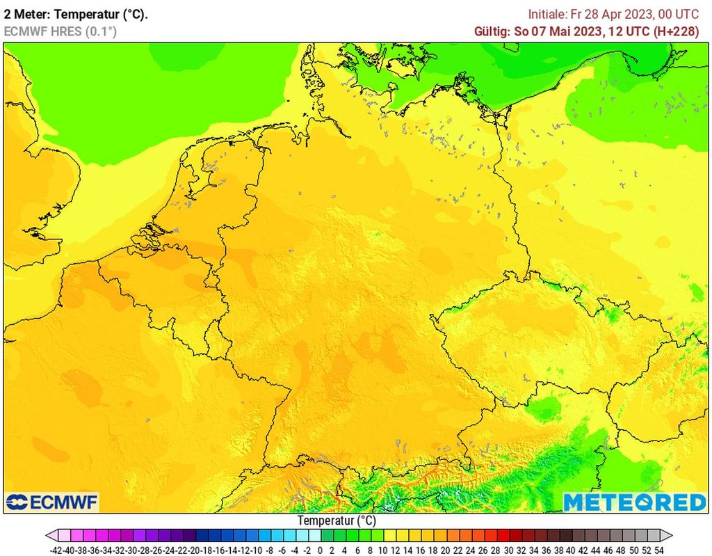 sommer, temperaturem deutschland