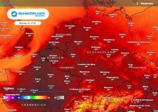 Deutschland: Unsere Karten bestätigen die Gluthitze ab Sonntag. Wo wird es am heißesten sein? Wie lange bleibt es heiß?