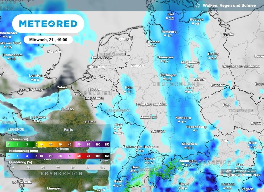 wetter, regen, wetterwechsel Ab Mittwoch wird es deutlich wechselhafter. Es kommt ein Wetterwechsel nach Deutschland.