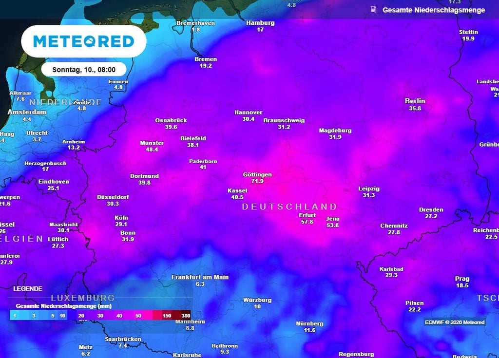 Da kommt in den nächsten Tagen einiges an Regen vom Himmel. Geht der Wonnemonat baden?