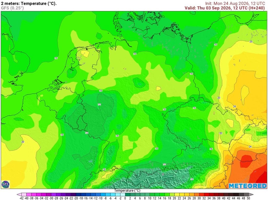 Die erste Septemberwoche könnte richtig frisch ausfallen. Selbst am Tag keine 20 Grad mehr.