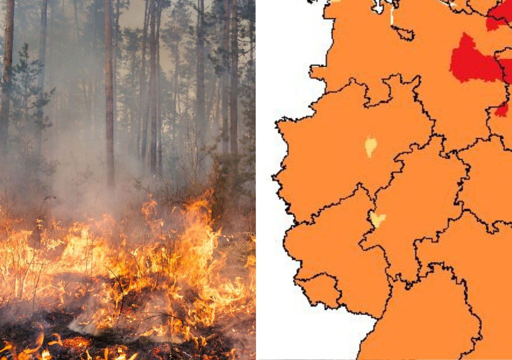 Waldbrandgefahr, wetter, deutschland Waldbrandgefahr, wetter, deutschland
