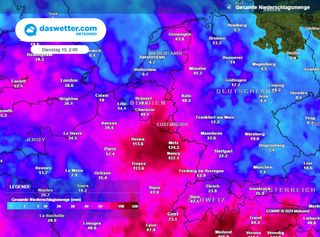 Wetterexperte Habermehl: "Das wäre eine extrem gefährliche Wetterlage" Meteored-Karten zeigen Sturzfluten