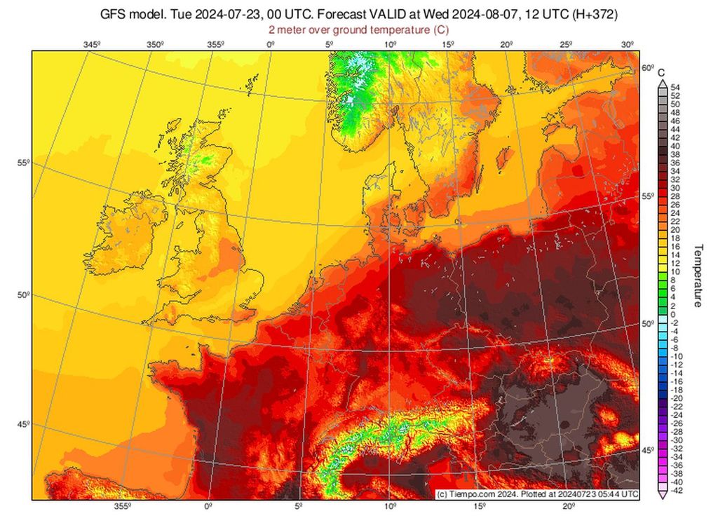 extreme hitze, gfs, europa extreme hitze, gfs, europa