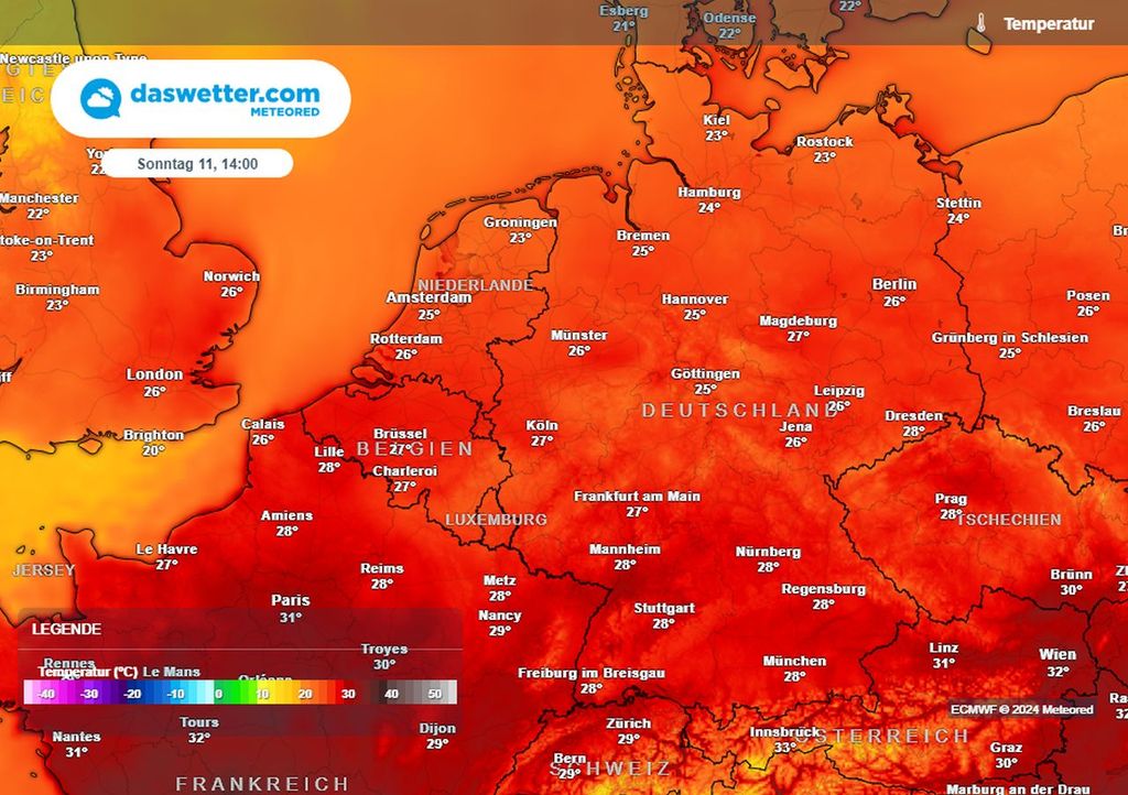 sommer, deutschland, wetter