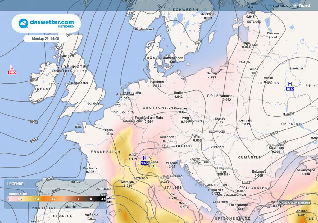 saharatstaub, wetter, deutschland